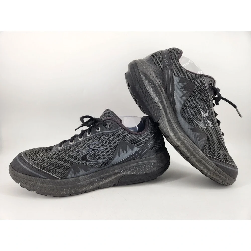 Gravity Defyer g-defy Mighty Walk Ion Walking‎ Shoes Mens 12 Black TB9024MBB